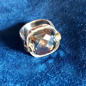 Brighton smoky stone ring size 7